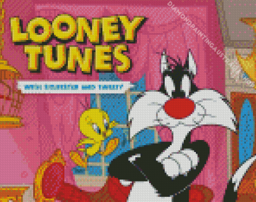 Looney Tunes Sylvester And Tweety Diamond Painting