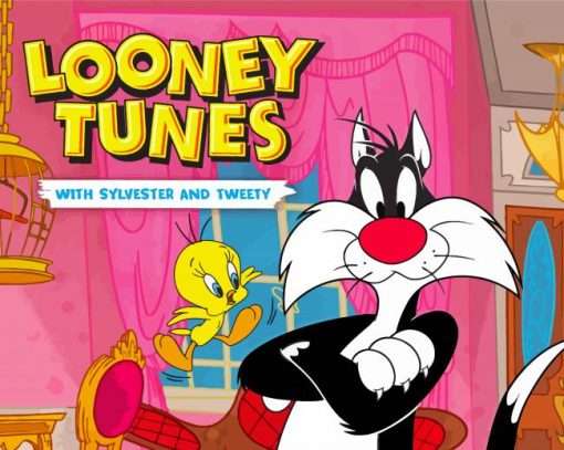 Looney Tunes Sylvester And Tweety Diamond Painting