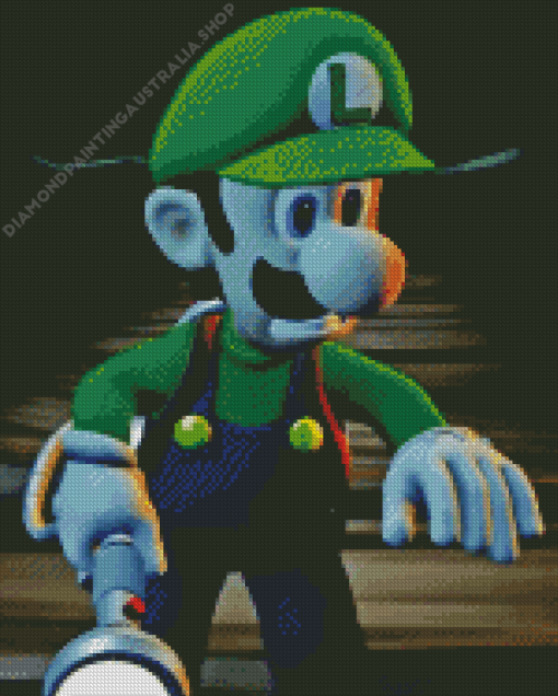 Luigis Mansion Dark Moon Diamond Painting