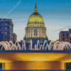 Madison Wisconsin State Capitol Diamond Painting