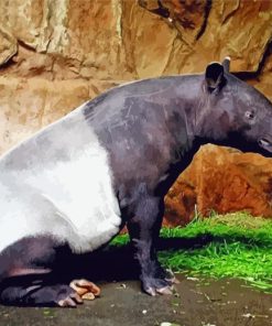 Malayan Tapir Diamond Painting