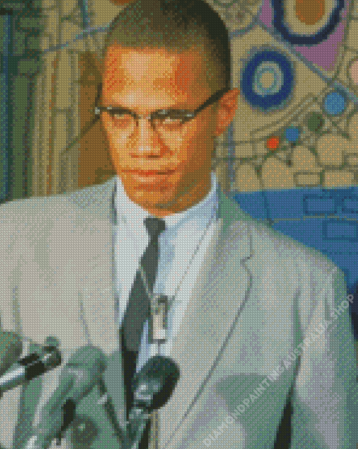 Malcolm x Diamond Painting