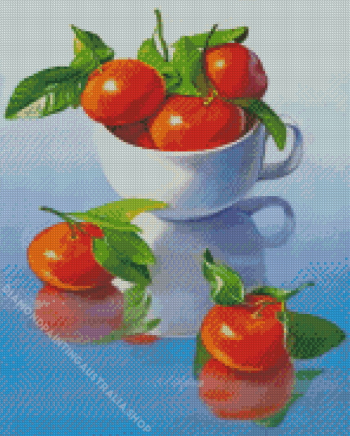 Mandarine In Cup Diamond Painting