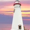 Marblehead Lighthouse Sunset Diamond Painting