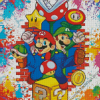 Mario Adventure Movie Diamond Painting