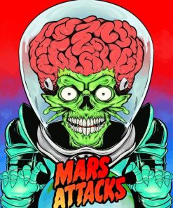 Mars Attacks Diamond Painting