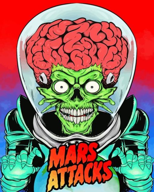 Mars Attacks Diamond Painting