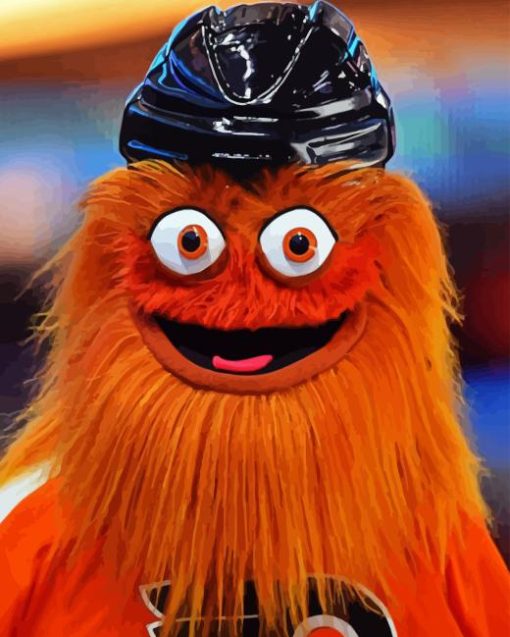 Mascot Gritty Diamond Painting