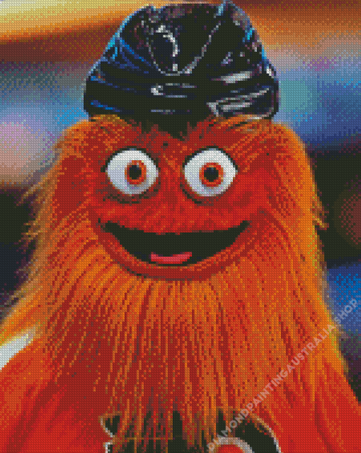 Mascot Gritty Diamond Painting