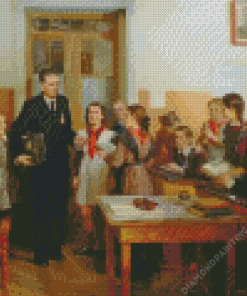 Meeting Teacher Diamond Painting