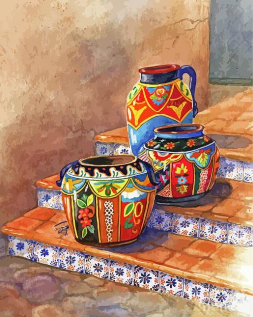 Mexican Pottery Diamond Painting