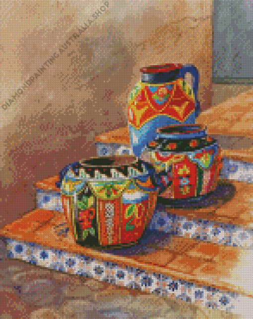 Mexican Pottery Diamond Painting