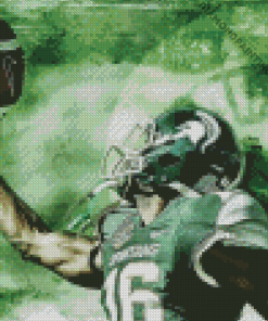 Michigan State Spartans Player Art Diamond Painting