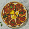 Mini Lahmacun Pizzas Diamond Painting