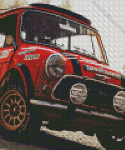 Mini Rally Car Diamond Painting