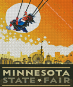 Minnesota State Fair Poster Arts Diamond Painting