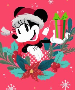 Minnie Mouse Christmas Diamond Painting