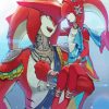 Mipha and Sidon Diamond Painting