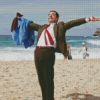 Mr Bean Beach Diamond Painting