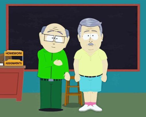 Mr Garrison Diamond Painting