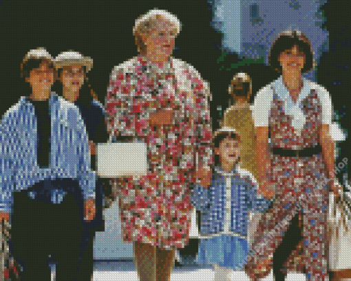 Mrs Doubtfire Characters Diamond Painting