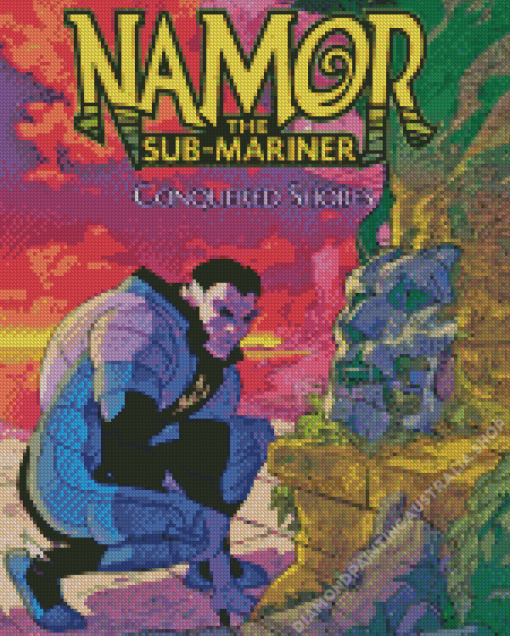 Namor Marvel Poster Diamond Painting