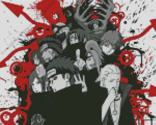 Naruto Akatsuki Members Diamond Painting