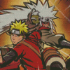 Naruto And Jiraiya Diamond Painting