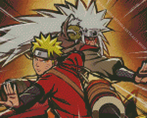 Naruto And Jiraiya Diamond Painting