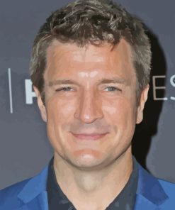 Nathan Fillion American Celebrity Diamond Painting