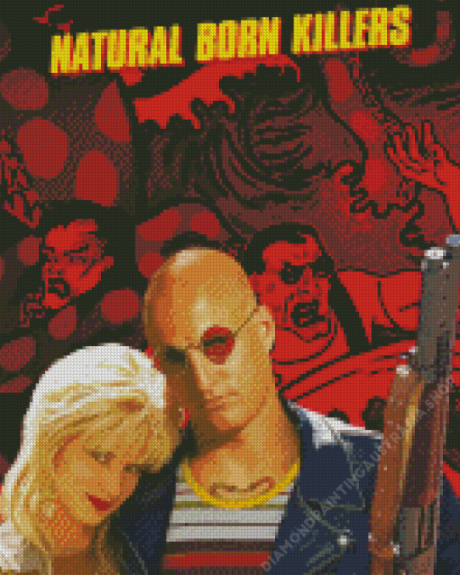 Natural Born Killers Poster Diamond Painting