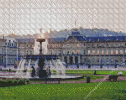 New Palace In Stuttgart Diamond Painting