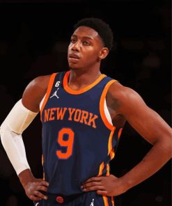 New York Knicks Player RJ Barrett Diamond Painting