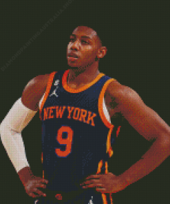 New York Knicks Player RJ Barrett Diamond Painting