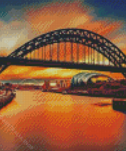 Newcastle Tyne Bridge Diamond Painting