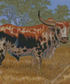 Nguni Bull Diamond Painting