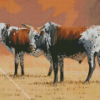 Nguni Cows Diamond Painting