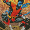 Nightcrawler X Men Diamond Painting