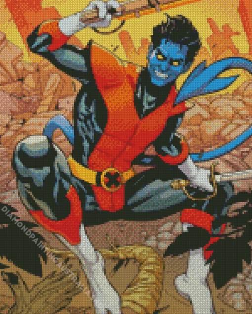 Nightcrawler X Men Diamond Painting