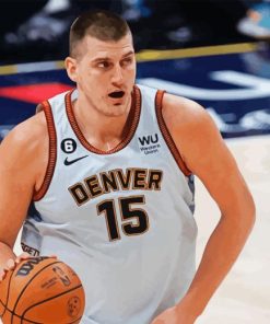 Nikola Jokic Basketball Diamond Painting