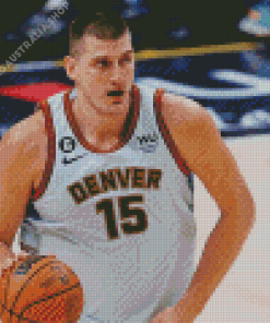 Nikola Jokic Basketball Diamond Painting