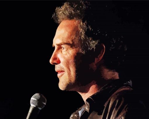 Norm Macdonald Side Face Diamond Painting