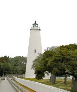 Ocracoke Lighthouse Diamond Painting