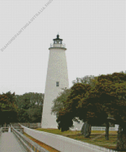 Ocracoke Lighthouse Diamond Painting