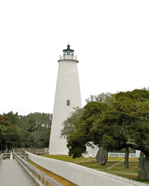 Ocracoke Lighthouse Diamond Painting