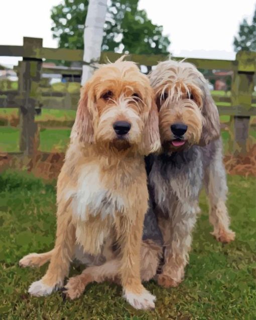 Otterhound Dog Diamond Painting