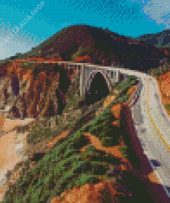 Pacific Coast Hwy Diamond Painting