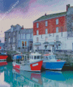 Padstow Harbour United Kingdom Diamond Painting