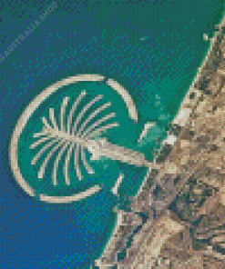 Palm Jumeirah Dubai Diamond Painting