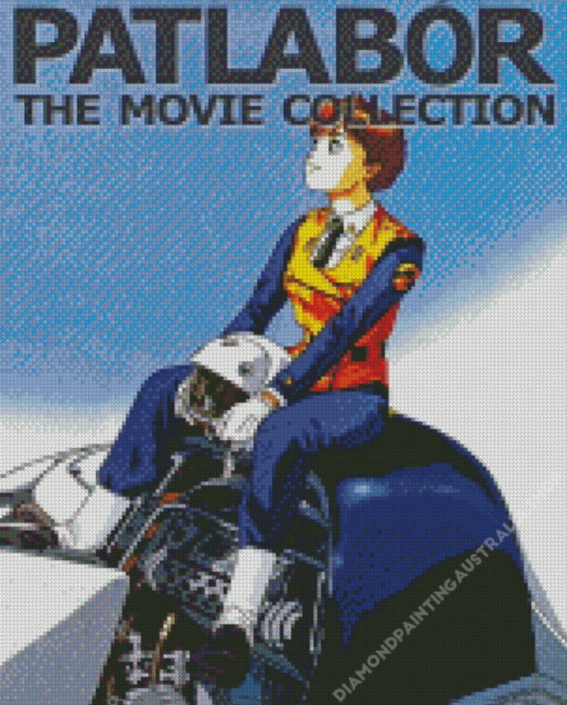 Patlabor Movie Poster Diamond Painting